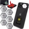 ALGORITHM SAFETY Advanced EMF & 5G Protection Silver Stickers Universal