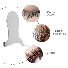 WOONEKY Grafting Eyelash Lift Brush Comb Eyelash Perm Tool for Natural Curling Portable Makeup Utensils for All Eye Shapes Reusable and Easy to Clean