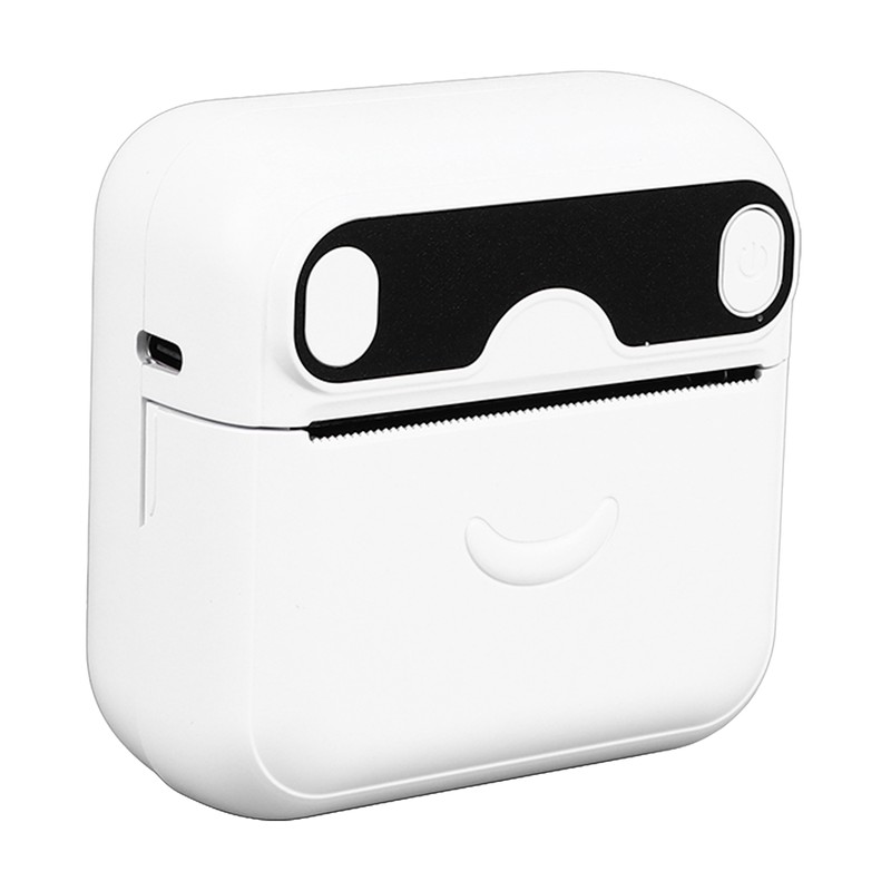 Mini Printer Bluetooth Connection Inkless Printing Portable Pocket Printer for