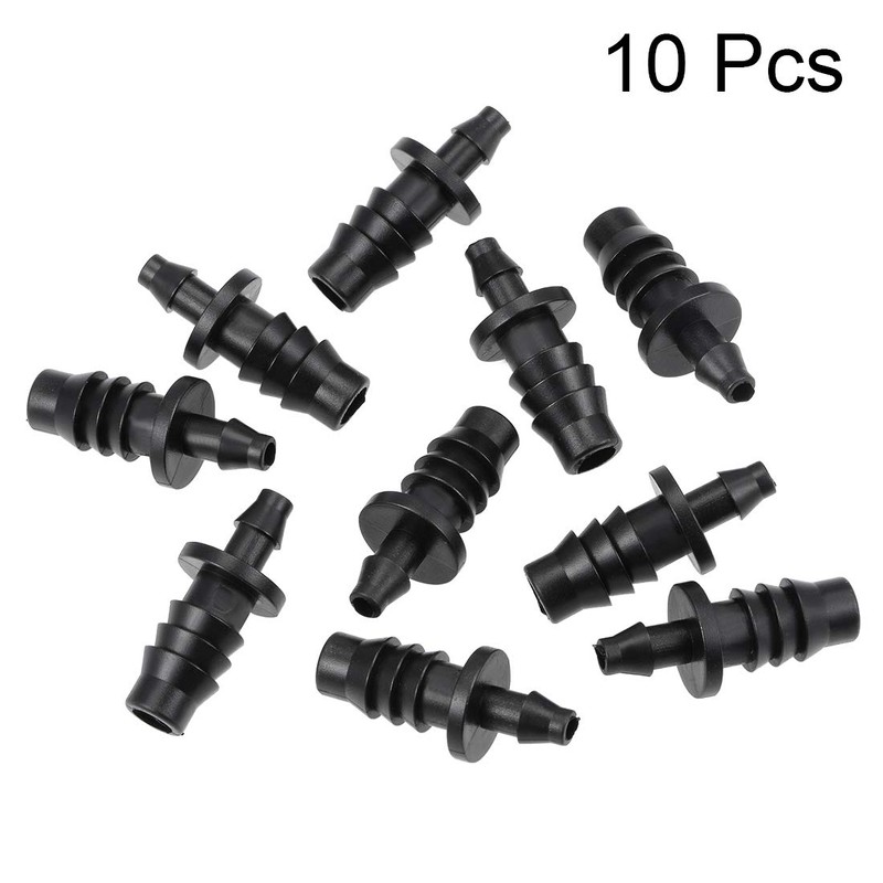 sourcing map Barb Drip Pipe Connector 4mm and 8mm Inner