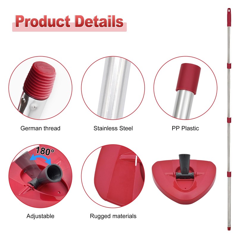 Mop Handle for Ocedar, Spin Mop Replacement Handle for O