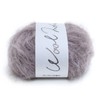 Yokota Daruma 01-6320 Wool-Mohair Yarn, Extra Chunky, Color 5: Purple