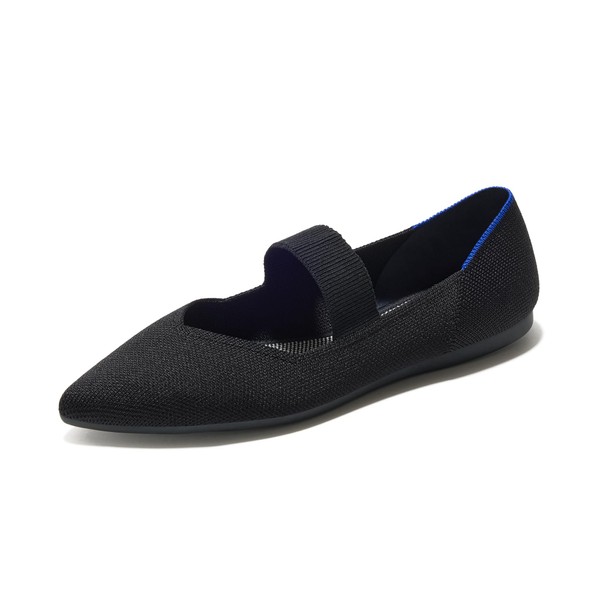 Rothy's The Point Mary Jane Women's Slip-On Shoes, Pointed-Toe Flats,