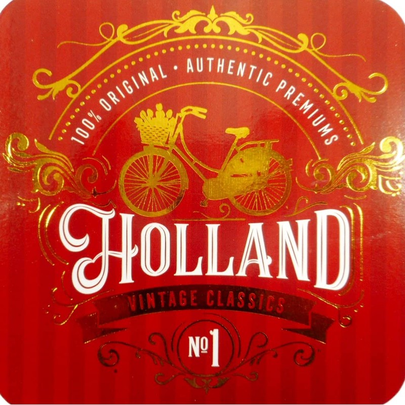Set of 6 Coasters Holland Windmill Bicycle 9 x 9