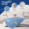 Kivik Weighted Blanket 7 lbs, 41" x 60" Blue Moon