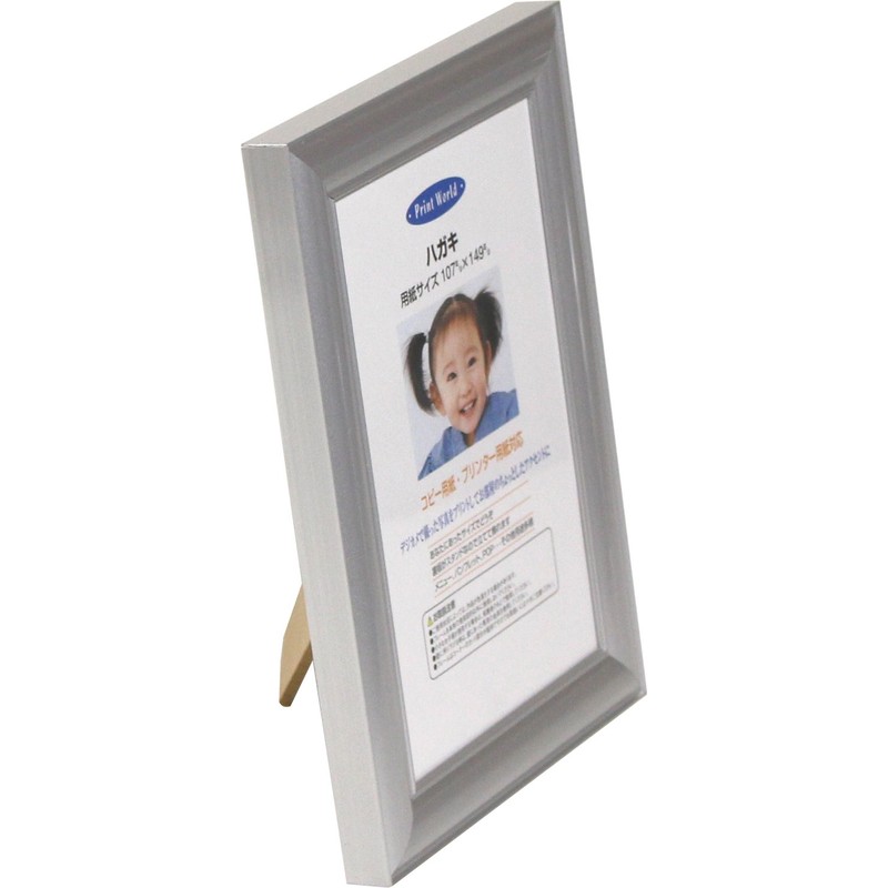 イワタ 額縁 プリパネ ライトフレーム ハガキ アルミフレーム シルバー PASH-111774