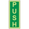V Safety Glow in the Dark Push Sign - 60