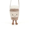 Jellycat Amuseables Coffee-To-Go Plush Bag, 8 inches - Crossbody and