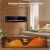 ZAFRO 50" Electric Fireplace with Remote Ultra-Thin & Quiet Wall-Mounted