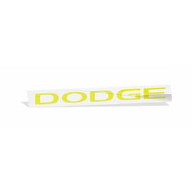 Dodge Grille Emblem Overlay Decal - 2013-2025 Durango - (Color: Reflective Lemon Yellow)