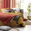 douceur d'Intérieur Angelia Fitted Sheet (160 x 200 cm), Terracotta,