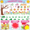 Mooliwe 74 Pcs Spring Flower Bulletin Board Decorations Set We
