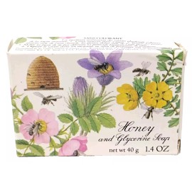 Crabtree & Evelyn VTG Crabtree Evelyn London Honey Glycerine Soap 1.4oz 40g Made Switzerland NOS