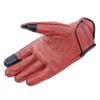 Komine 2025 Model Motorcycle 06-264 GK-264 Protective Leather Gloves, Red,