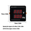 Digital AC Voltmeter Panel Mounting Meter, Digital Voltmeter Ammeter Panel,