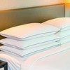 SILUI Flat Soft Thin Pillows Queen Size Set of 2