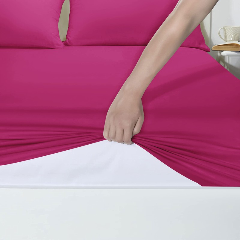 Yorkshire Bedding 25 Cm Fitted Bed Sheets - Super Soft