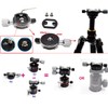 koolehaoda 360° Mini Panoramic Tripod Head Metal Clamp Compatible with