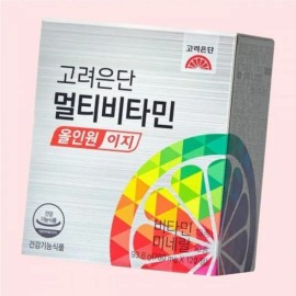 Dietary Supplement Vitamin Pack Tablets 120 1 Pack for daily wellness routines, capsules powder or sticks, Korean Import, Option 1