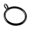 30 Pcs of 1.25 Inch Black Drapery Curtain Ring, Eau