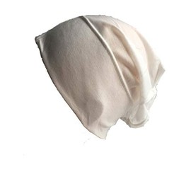 New Under Hijab Scarf Tube Stretchable Bonnet Cap (Cream)