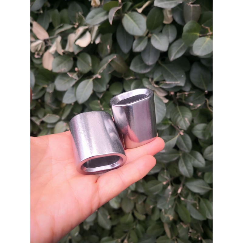 JY-MARINE Cable Ferrule,Stainless Steel 316 Crimping Loop Sleeve for Wire