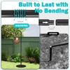 76" Shepherds Hooks for Outdoor- 3/4 Inches Thicken Wind Chimes