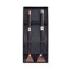 chionoecetes Lacquerware Chopstick Rest with Couple Chopsticks Fuji Mountain View