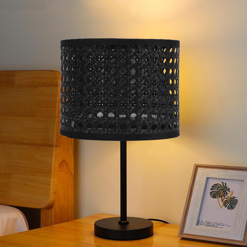 PE Lamp Shade Hollow Carved Lampshade Modern Style Compatible with