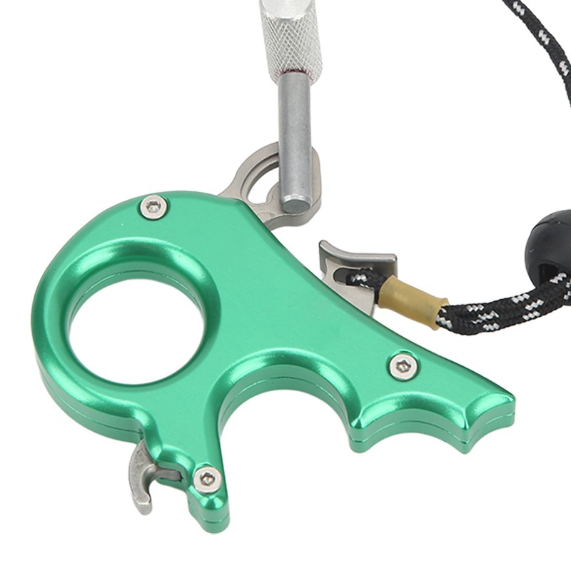 Archery Thumb Trigger Aluminum Alloy Compound Bow Release Aids 3