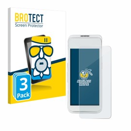 BROTECT Anti-Glare Tempered Glass Film for Pax A920 Pro (Pack of 3) Protective Glass Protective Film Matt [Extremely Scratch-Resistant 9H, Anti-Reflection, Anti-Fingerprint]