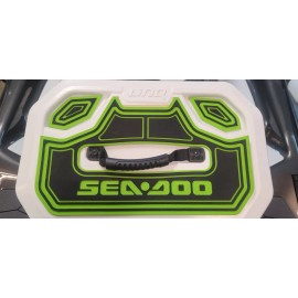 racelab performance Sea-Doo 4.2 Gal (16 L) LINQ Cooler TOP PAD Black / Lime GREEN - Custom Colors