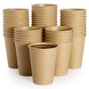 LITOPAK 240 Pack 12 oz Paper Cups, Kraft Hot Coffee