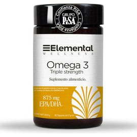 Omega 3 ,1200 mg, Hecho por PiSA, Puro de Pescado Noruego AlaskOmega, 875 mg EPADHA, Certificado MSC, Aceite de Pescado Sostenible, 60 Cpsulas, Sin...