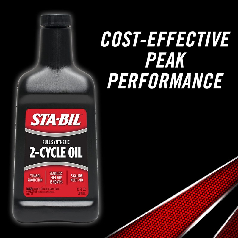 STA-BIL Full Synthetic 2-Cycle Oil - With Fuel Stabilizer For