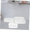 NOLITOY 3pcs Transparent Drawer Storage Bin for Office Home Organizers