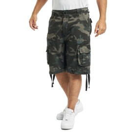 Brandit Urban Legend Vintage Cargo Shorts (S to 7XL) (Brandit Urban Legend Shorts) - Dark camo, size: m