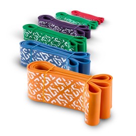 CAPITAL SPORTS Resistor Klimmzugband Fitnessband Widerstandsband Resistance Band Klimmzughilfe Bodyweight Training Dehnen und Stretchen 9-79kg Widerstand je nach gewähltem Stärkegrad 2-9