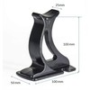 Valdern Pair of Traditional Black Universal Radiator Feet 100mm High