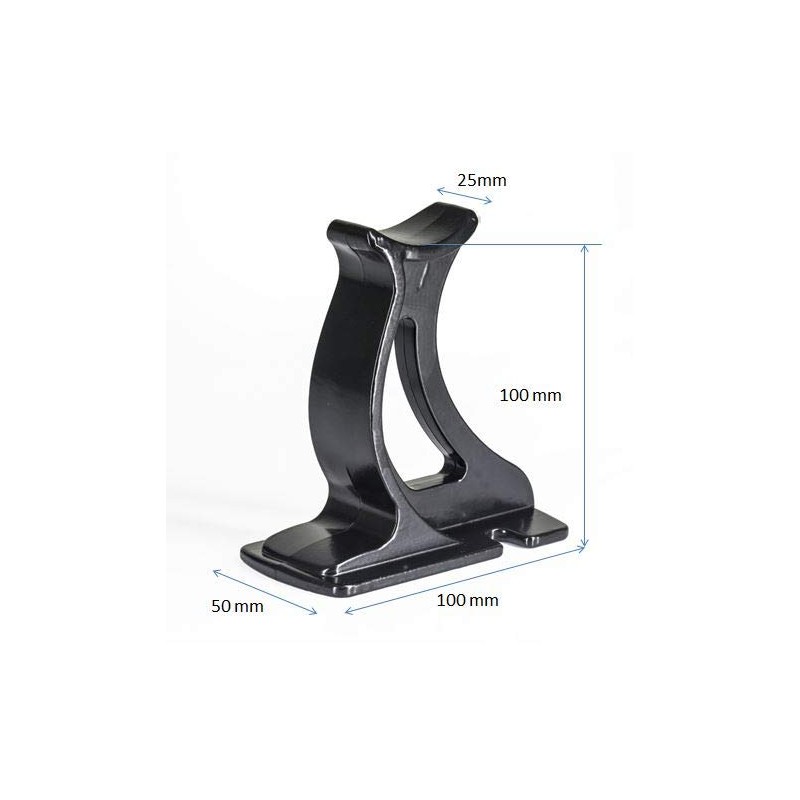 Valdern Pair of Traditional Black Universal Radiator Feet 100mm High
