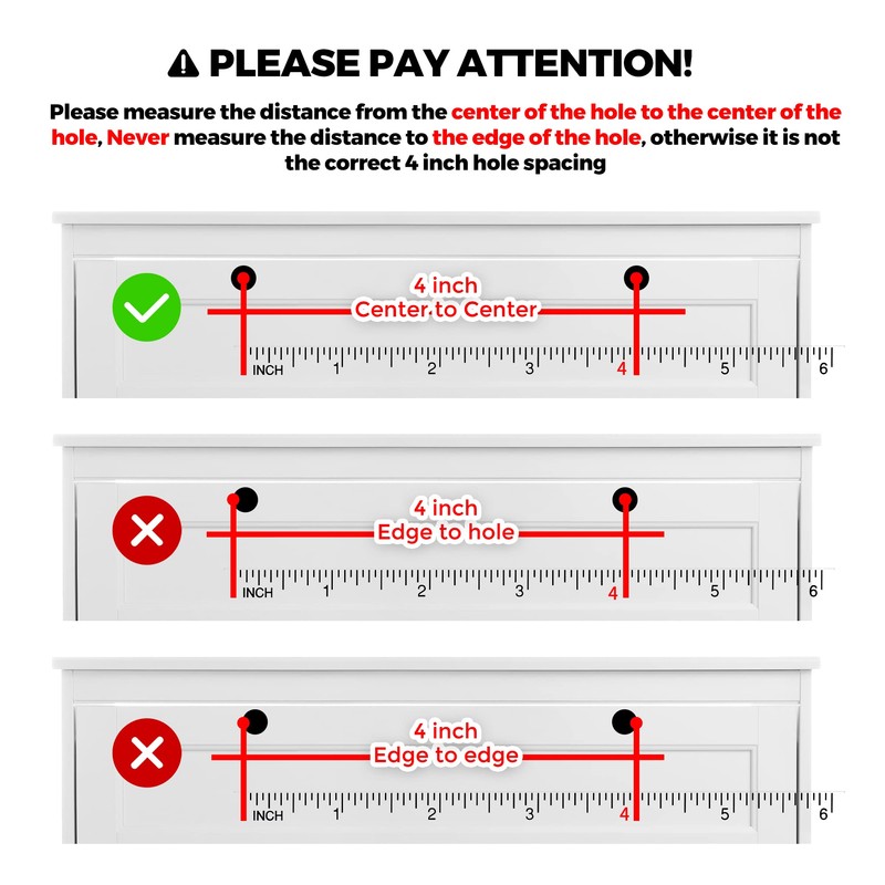 Ravinte Black Cabinet Handles 5 Pack 4 inch Matte Black