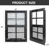 Yuzzy 24" x 36" Shed Windows with Tempered Glass and