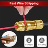 Eewudwok Drill Wire Stripper Cutter, 2.5/4.0/6.0 sq Cable Stripping Tool