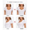 YANDW Racerback Push Up Padded Bras for Women Add 2
