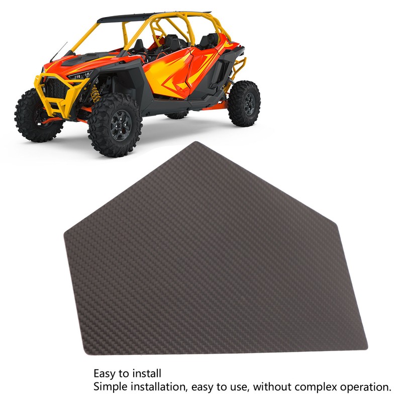 Passenger Seat Storage Box Mat Trim Carbon Fiber Replacement for