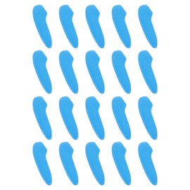 uxcell 100Pcs Blade Knife Tip Protector Cover Plastic Knife Guard Sleeves Knife Blade Tip Sleeves Cover for Kitchen, Blue