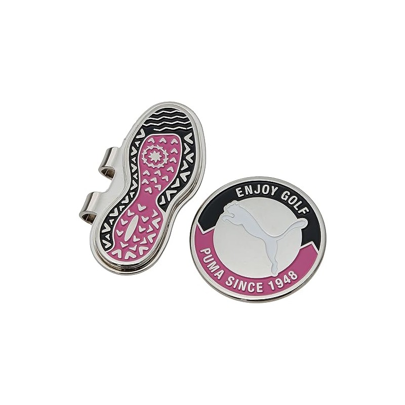 PUMA Golf AlphAC CAT Nitro Clip Marker, PUMA Black/Strawberry Burst