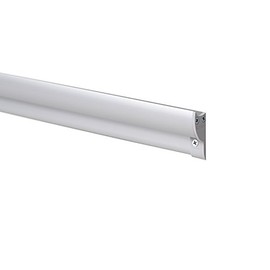 STAS Paper Rail 78.7'' - Wall-Mounted Display for Posters, Photos, Memos, and Drawings - Silver