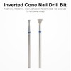 Rolabling Inverted Cone Fan-Shaped Nail Drill Bit Nail Polish Gel