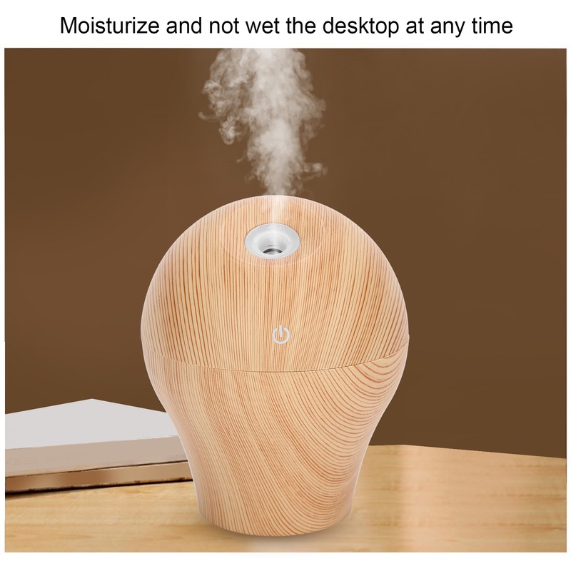 Mini Air Humidifier Rechargeable Aromatherapy Diffuser Night Light Desktop Mist